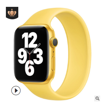 Strap for Apple Watch 5 Band 40mm 44mm iWatch serie 4/5/6/SE Elastic Belt Silicone Solo Loop bracelet Apple watch band 42mm 38mm