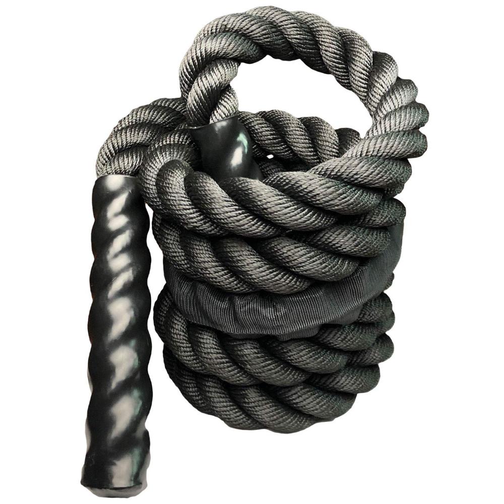 25mm Fitness Heavy Jump Rope Crossfit Weighted Battle Skipping Ropes Power Training Improve Strength Building Muscle Fitness