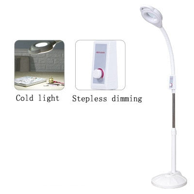 Beauty salon makeup lamp LED cold light lamp magnifying glass tattoo lamp beauty lamp manicure tattoo eye shadowless floor lamp