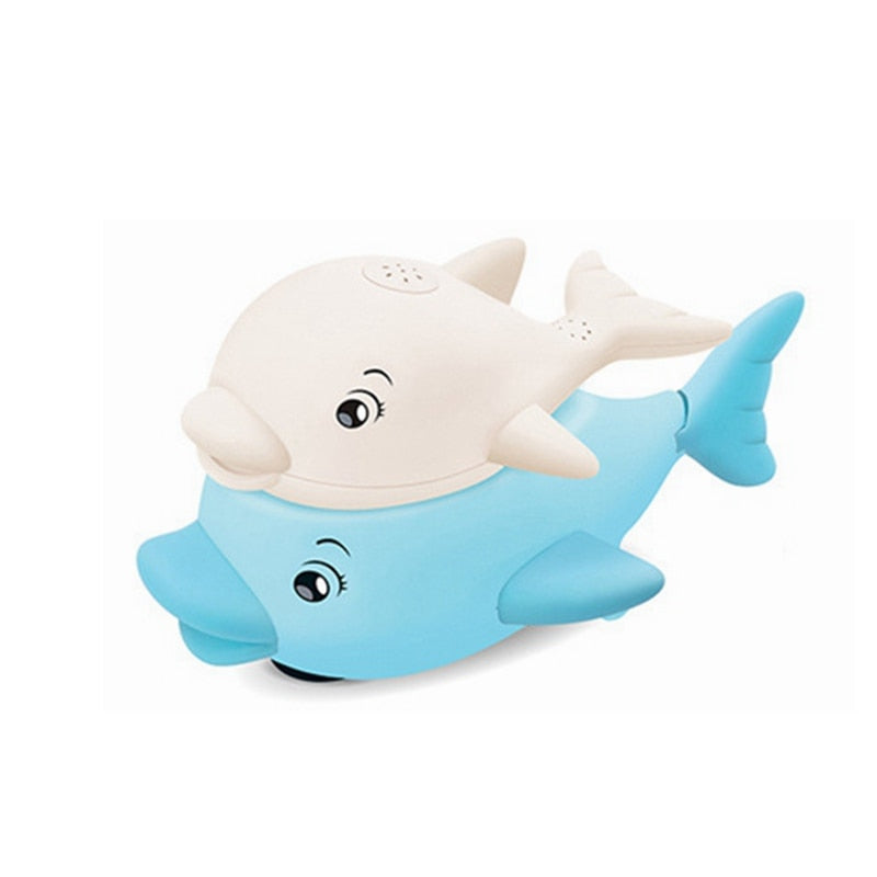 Baby Bath Toys Spray Water Shower Swim Pool Bathing Toys for Kids Electric Whale Bath Ball with Light Music LED Light Toys Gift