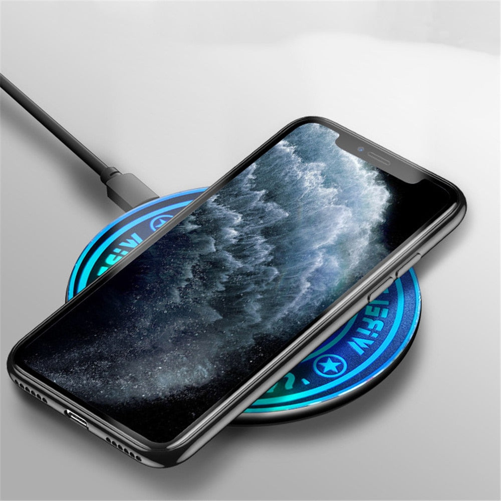 10W Qi Magic Array Wireless Charger For iPhone 12 12ProMax 11 11Pro X 8 Plus XS MAX XR Wireless Charging Pad for Samsung Huawei