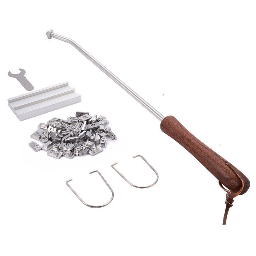 BBQ Barbecue Branding Iron Signature Name Marking Stamp Tool Meat Steak Burger 55 x Letters and 8 spaces