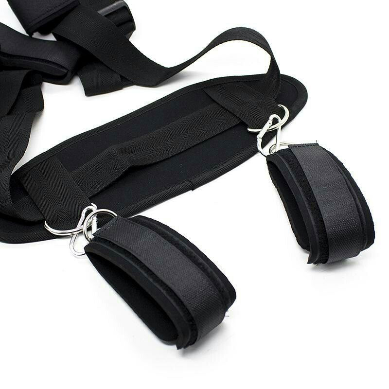 Bondage Handcuffs For Sex Open Leg Ankle Neck Cuff Strap Restraints Sex Toys For Woman Couples Slave BDSM Bondage Set Flirting