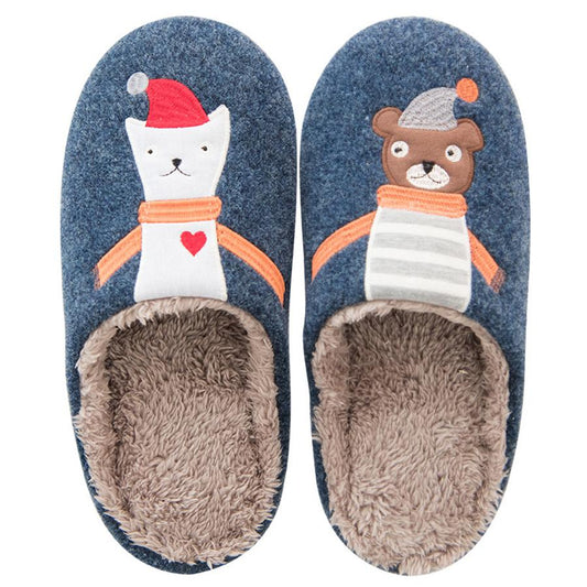 Cute Hedgehog Porcupine Soft Warm Plush Home Slippers
