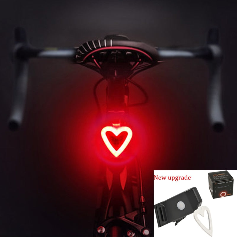 Bicycle Light USB Rechargable Bike Light Led Lamp Flashlight Tail Rear Cycling Lights for MTB Seatpost Bicycle Accessories