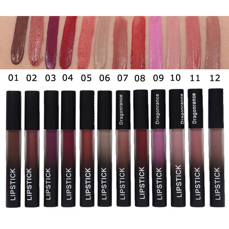 Waterproof Matte Liquid Lipsticks