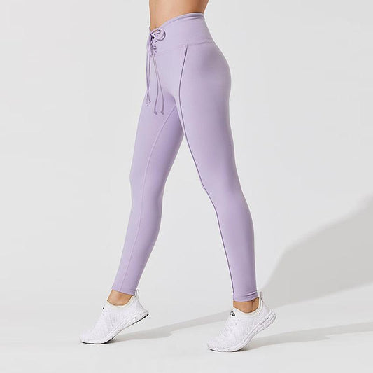 Sexy Laced Up Fitness 2 Piece Set