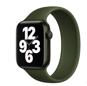 Strap for Apple Watch 5 Band 40mm 44mm iWatch serie 4/5/6/SE Elastic Belt Silicone Solo Loop bracelet Apple watch band 42mm 38mm