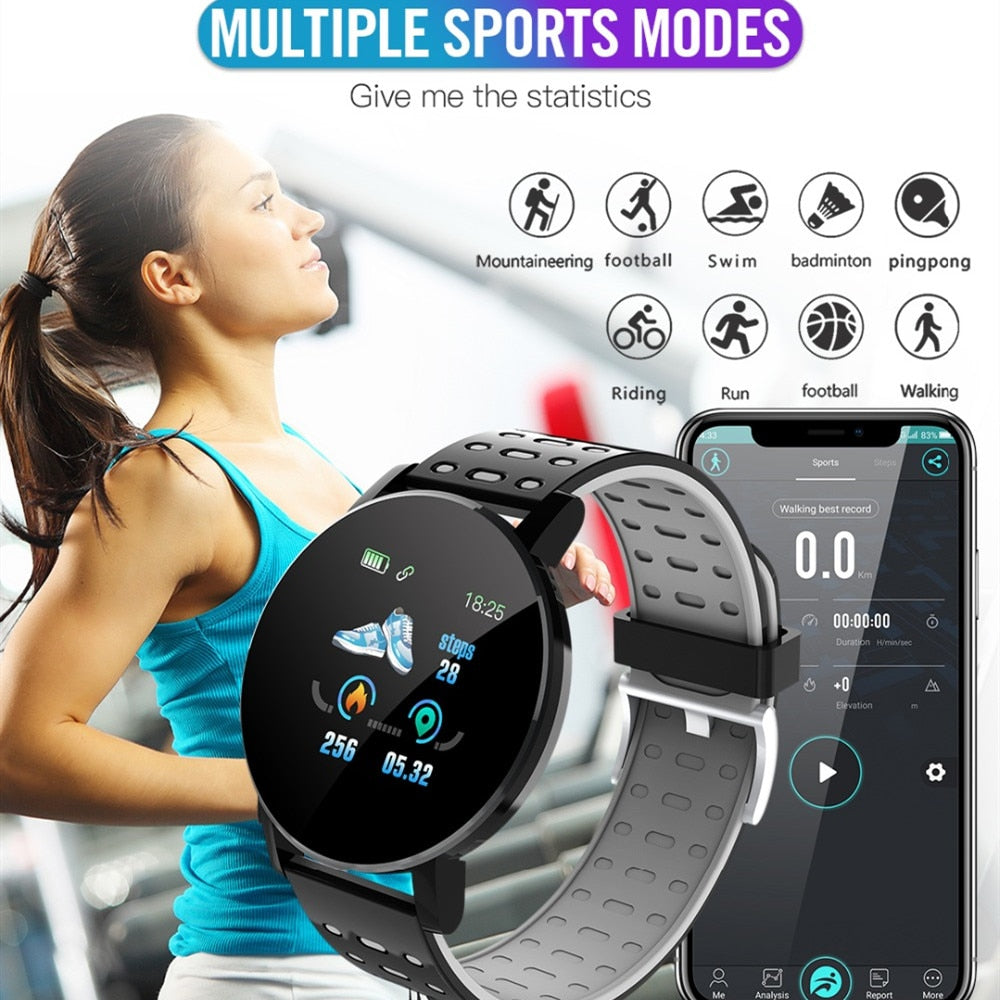2021 Bluetooth Smart Watch Men Blood Pressure Smartwatch Women Watch Sport Tracker WhatsApp For Android IOS Smart Clock