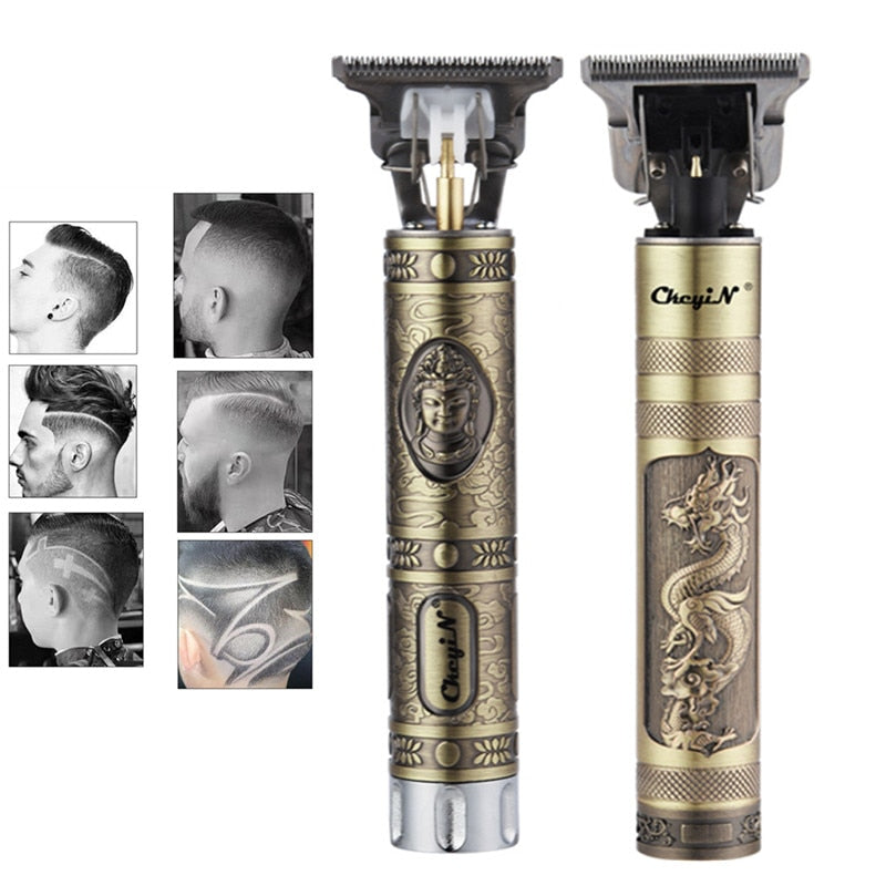 USB Rechargeable T9 Baldheaded Hair Clipper Electric hair trimmer Cordless Shaver  Trimmer 0mm Men Barber Hair Cutting Machine