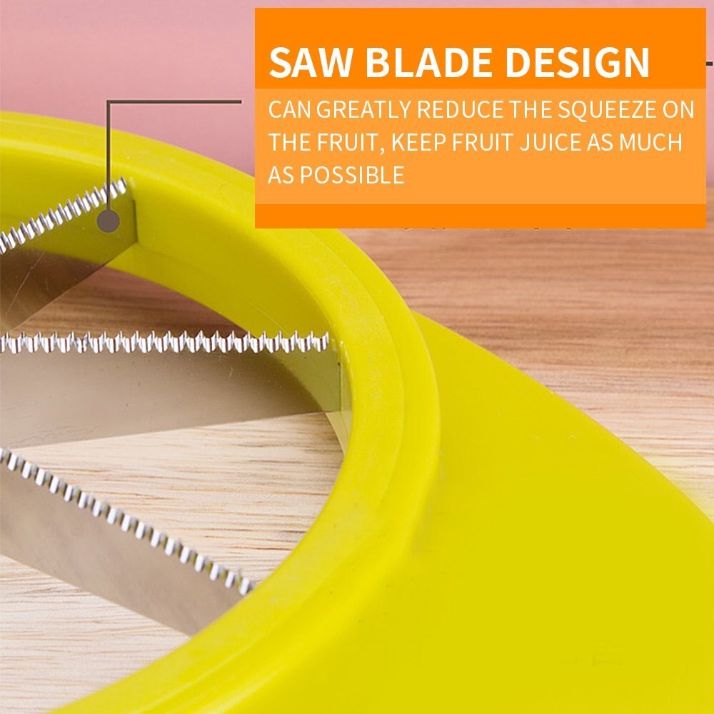 4-in-1 Apple Pear Mango Tomato Guava Orange Pitaya Fruit Vegetables Slicer Corer Cutter with Common Base Kitchen Gadget