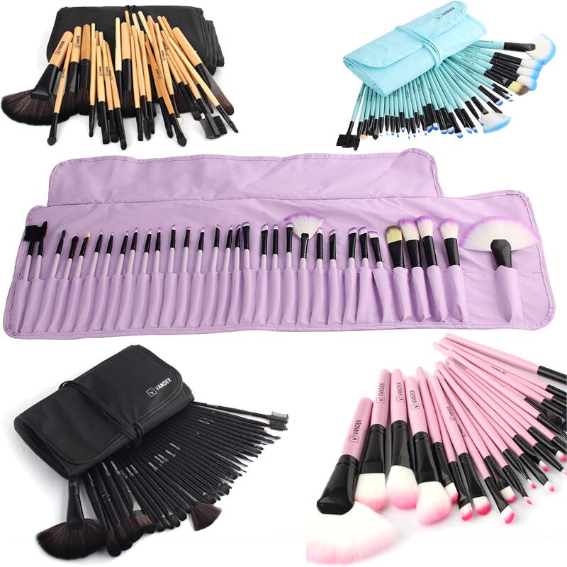 Stock Clearance !!! 32Pcs Makeup Brushes Professional Cosmetic Make Up Brush Set The Best Quality Foundation Beauty Tool