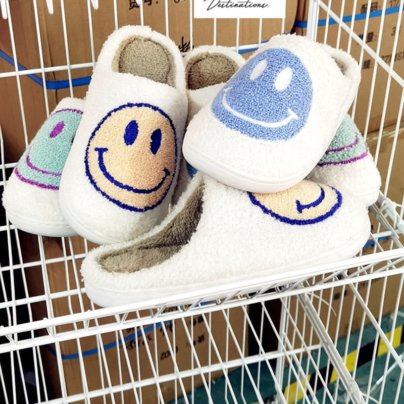 Smiley Face Slippers House Slippers