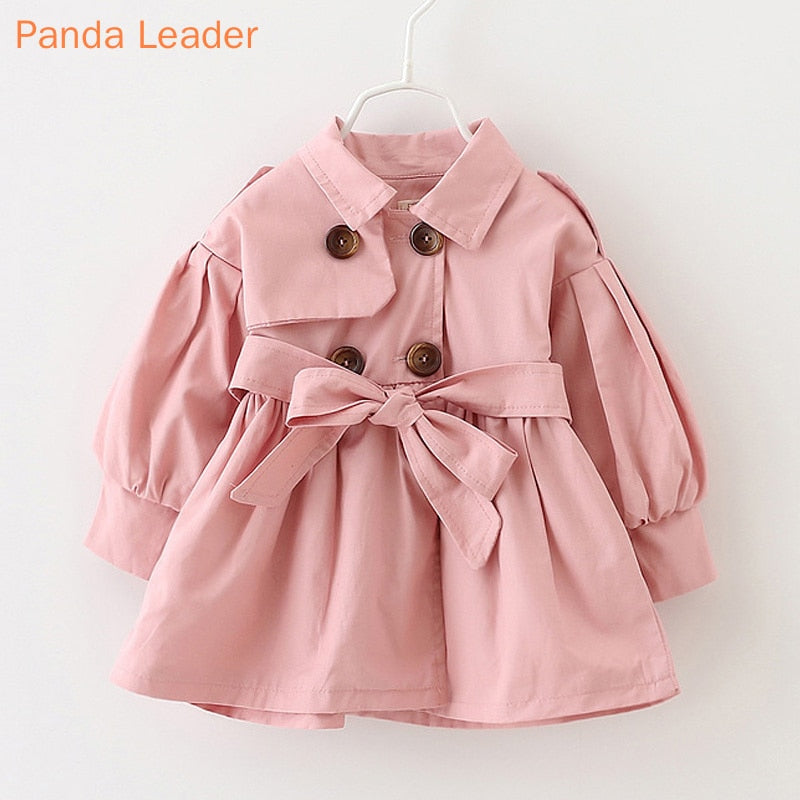Baby Jacket Casaco Infantil Girl Baby Coat 2019 Spring Baby Jas Trench Double Breast Windbreaker for Girl Kids Jacket For 1-4T