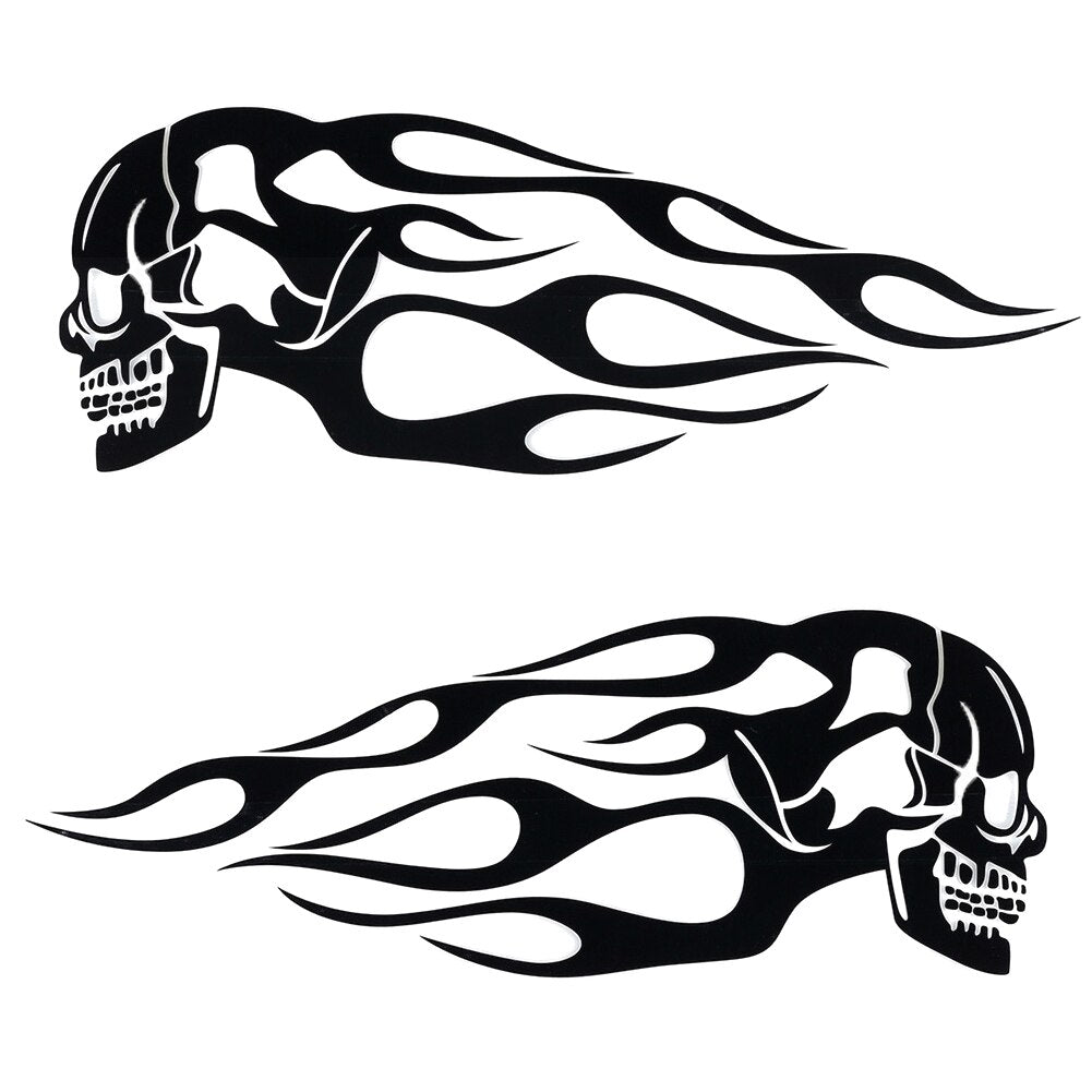 2 Piece Motorcycle Decals