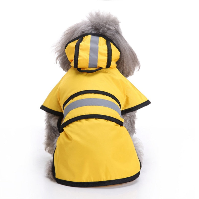 Benepaw Reflective Pet Dog Raincoat Large Stylish Safe Small Medium Big Dog Clothes Waterproof Coat Golden Retriever Labrador