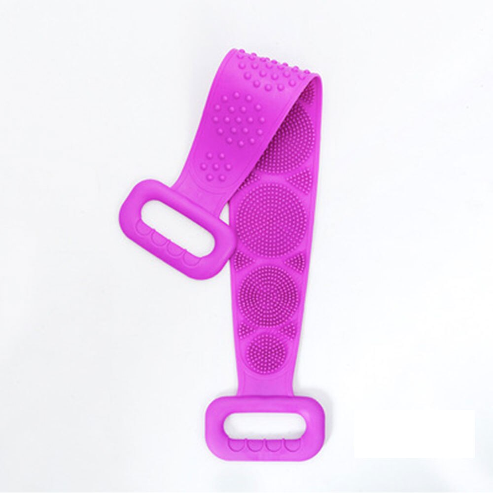 60cm Magic Silicone Brushes Bath Towels Rubbing Back Peeling Body Massage Shower Extended Scrubber Skin Clean Shower Brushes