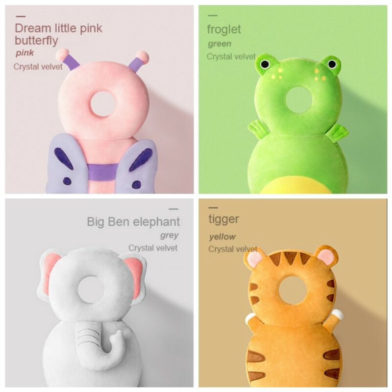 1-3T Toddler Baby Head Protector Safety Pad Cushion Back Prevent Injured Unicorn Bee Cartoon Security Pillows