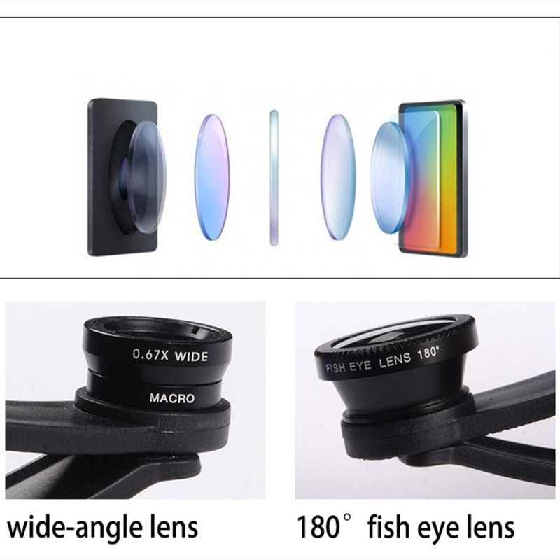 3 in 1 Multi Functional Lens Kit