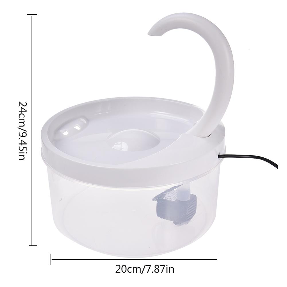 2L Pet Water Fountain Cat Swan Neck Pet Cat Dog Automatic Drinker Fountain Water Dispenser For Cats Dogs 2021 New