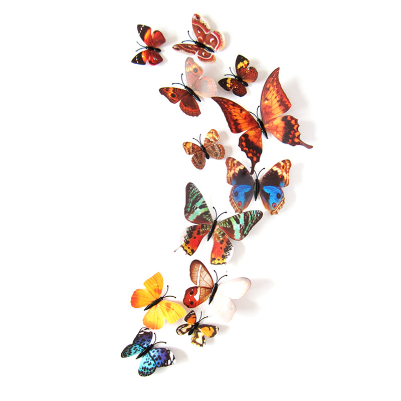 3D BUTTERFLY WALL STICKER ? PVC STICKER HOME DECOR WALL DECALS