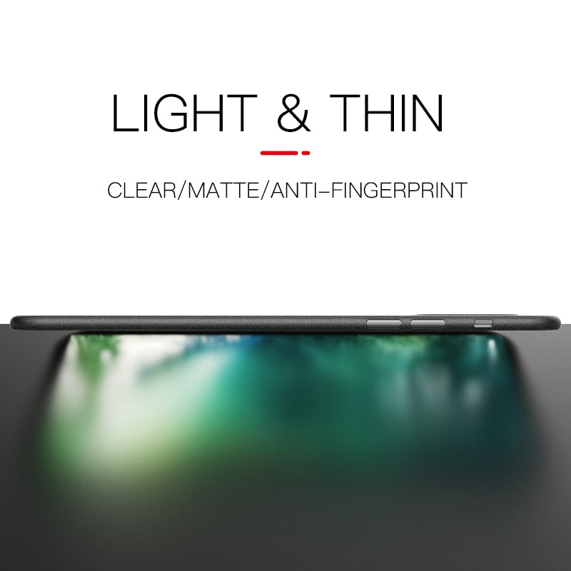 Ultra Thin Matte Phone Case For iPhone 12 11 Pro Max X XR XS Max 7 6 6s 8 Plus SE 2020 Lens Full Cover Shockproof Frosted Case