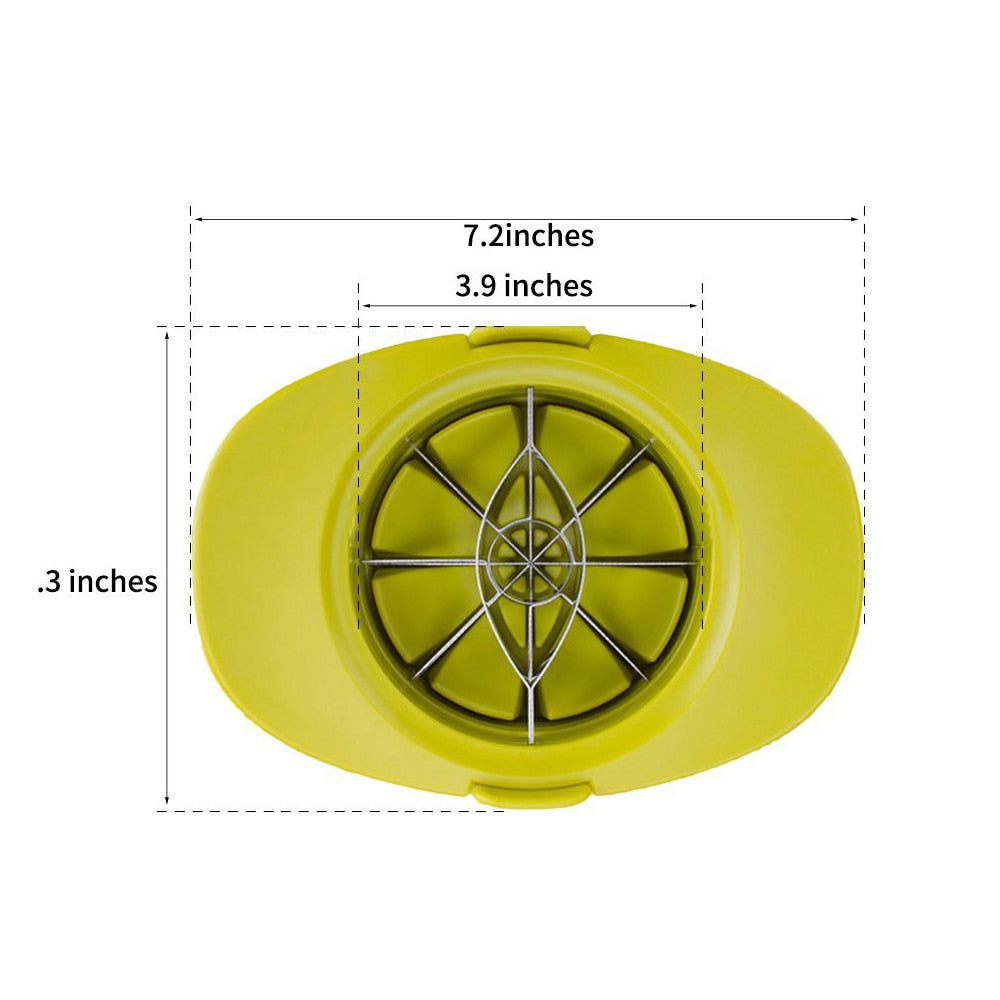 4-in-1 Apple Pear Mango Tomato Guava Orange Pitaya Fruit Vegetables Slicer Corer Cutter with Common Base Kitchen Gadget