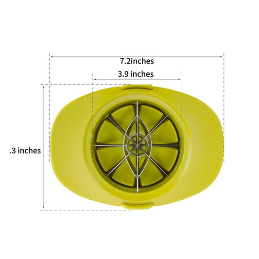 4-in-1 Apple Pear Mango Tomato Guava Orange Pitaya Fruit Vegetables Slicer Corer Cutter with Common Base Kitchen Gadget