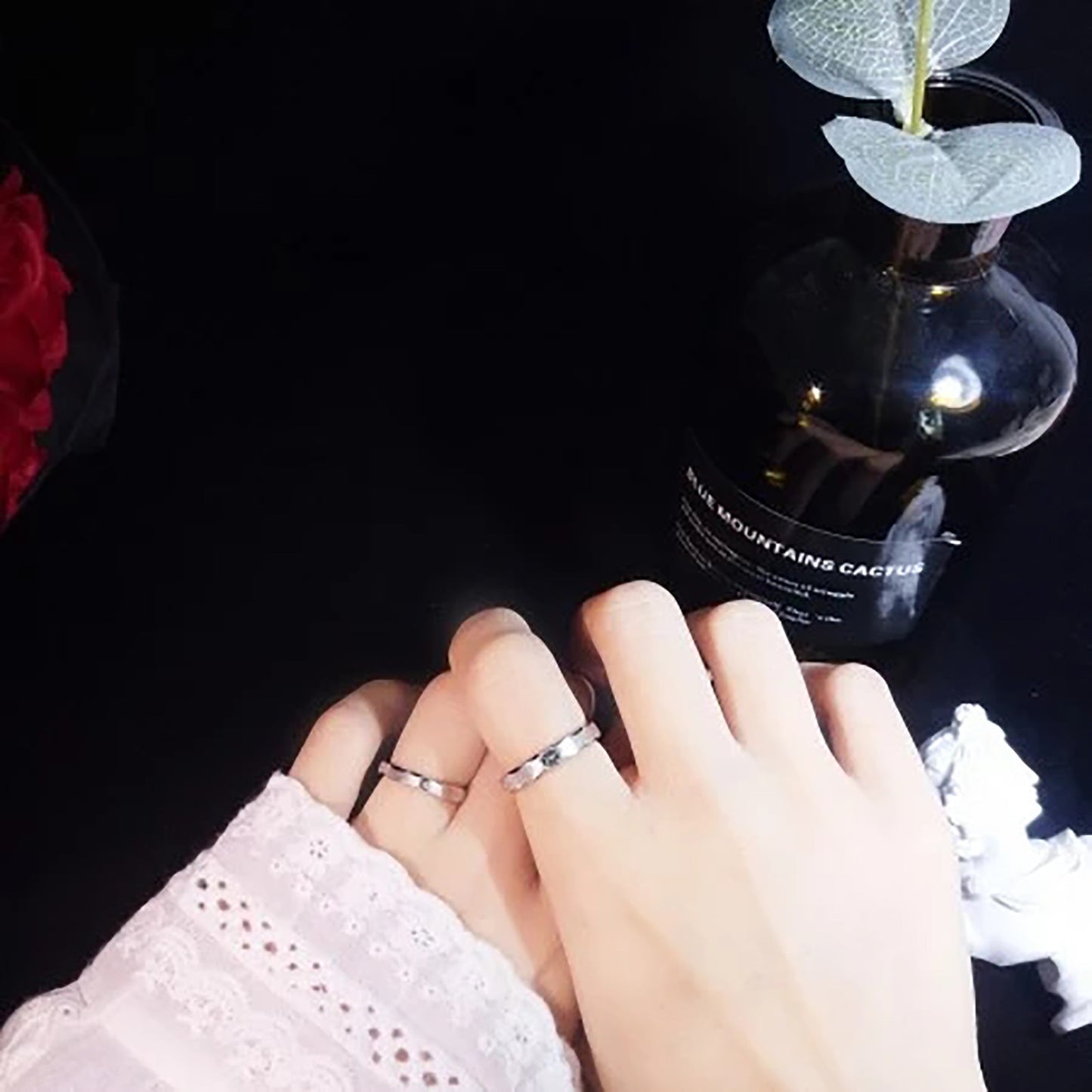 You Are My Sun & Moon Ring Set Plated Couples Promise Rings Vintage Ring Simple Metal Ring As A Valentine's Day Gift