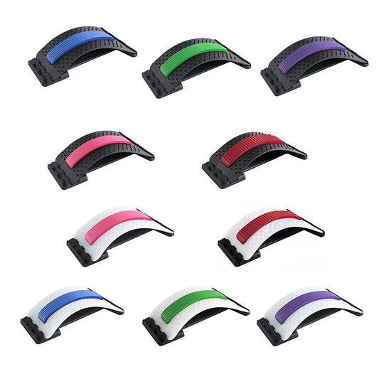 1PC Back Stretch Equipment Magic Stretcher Fitness Lumbar Massager Relaxation Spine Pain Relief Posture Corrector Drpshipping