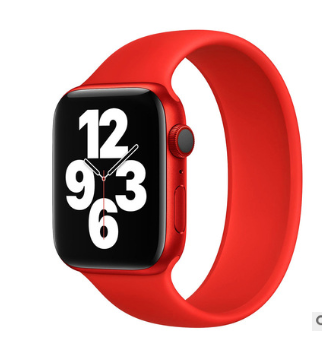 Strap for Apple Watch 5 Band 40mm 44mm iWatch serie 4/5/6/SE Elastic Belt Silicone Solo Loop bracelet Apple watch band 42mm 38mm