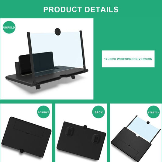 3D HD Mobile Phone Adjustable Stand With Screen Amplifier
