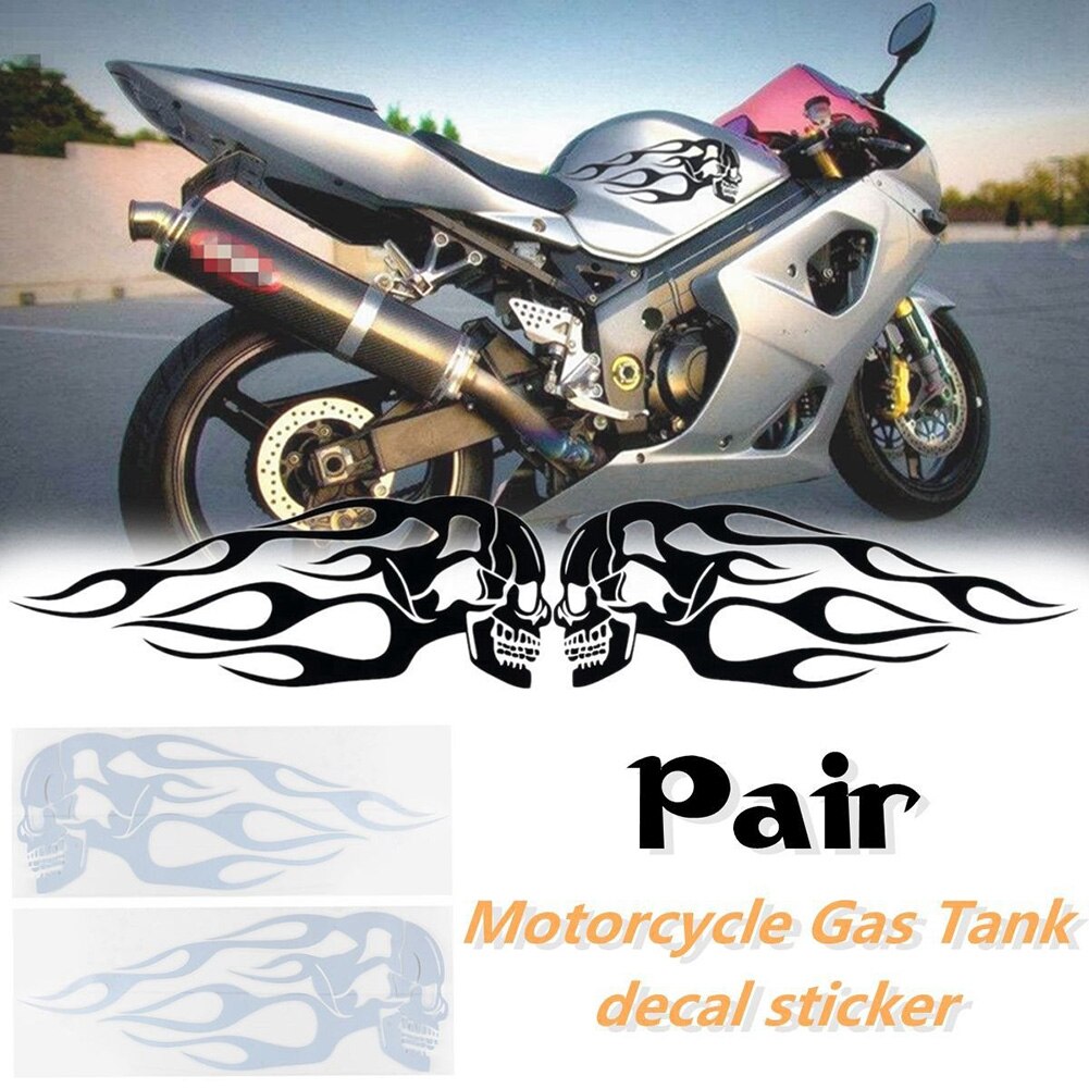 2 Piece Motorcycle Decals