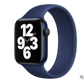 Strap for Apple Watch 5 Band 40mm 44mm iWatch serie 4/5/6/SE Elastic Belt Silicone Solo Loop bracelet Apple watch band 42mm 38mm