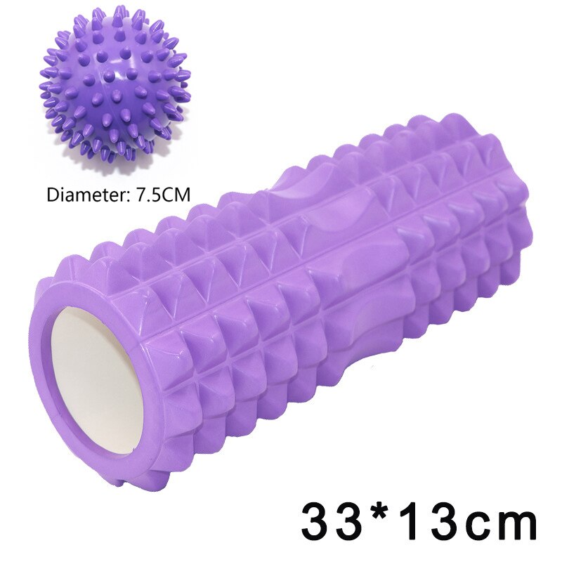 Yoga Column Fitness Pilates Yoga Foam blocks Train Gym muscle relax Massage Roller Grid Trigger Point Therapy Physio Exercise