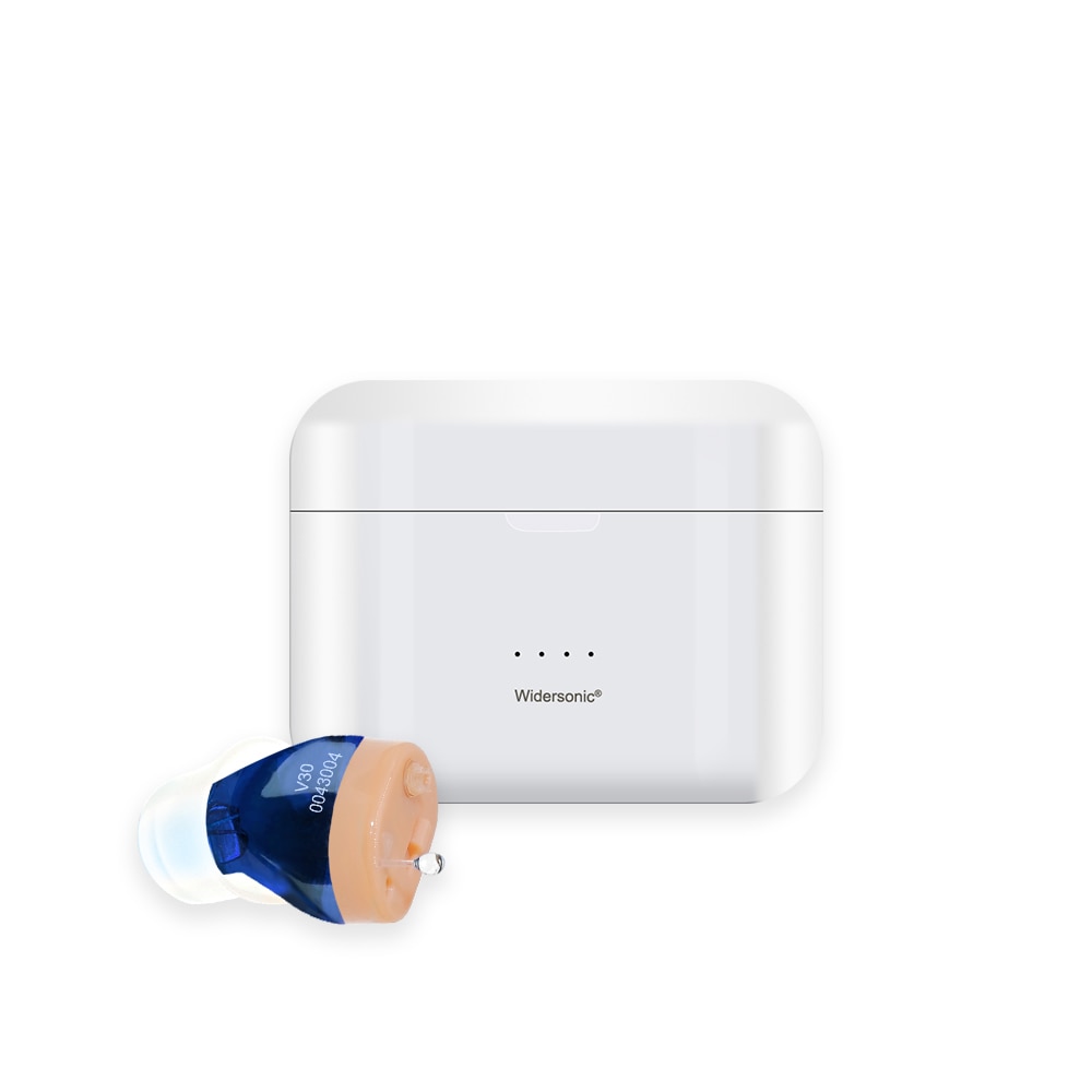 2021 Rechargeable Hearing Aid Audifonos Intelligent ITC  Invisible Earbuds Adjustable Tone Sound Amplifier In-Ear Hearing Device