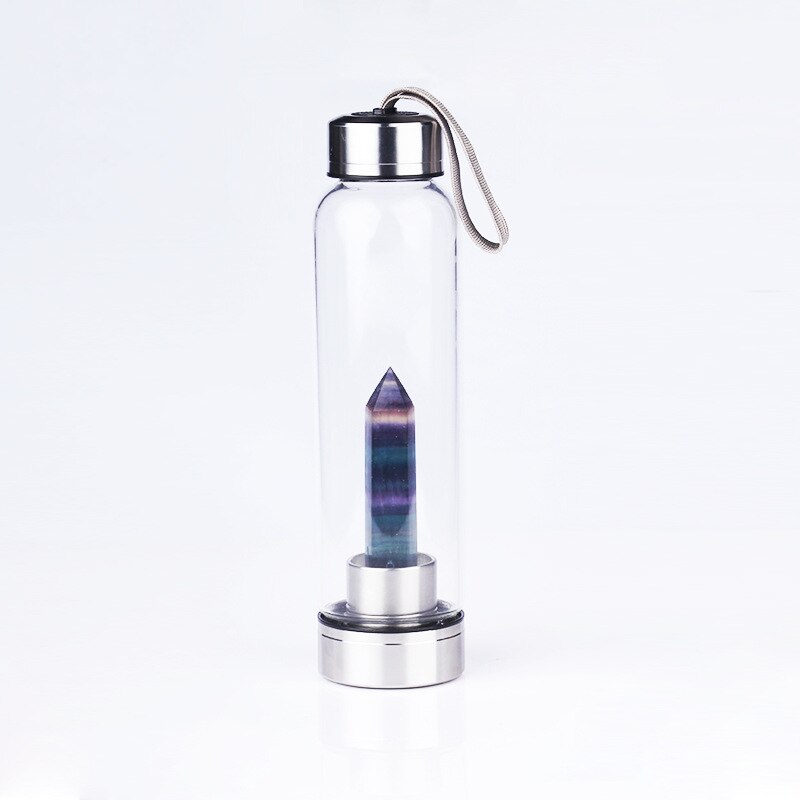 500ML Crystal Healing Bottle - CRYSTALS ONLY