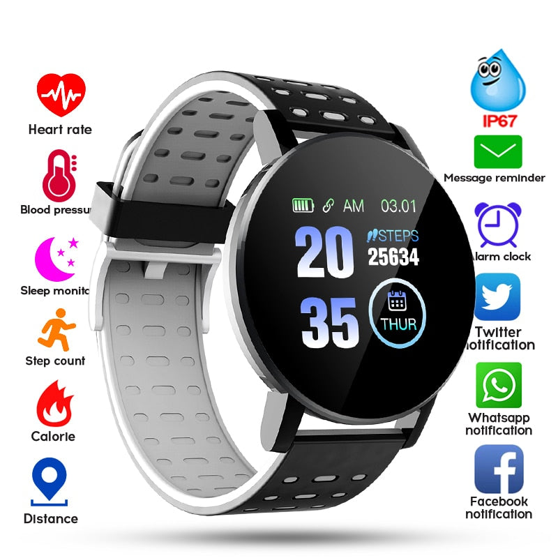 2021 Bluetooth Smart Watch Men Blood Pressure Smartwatch Women Watch Sport Tracker WhatsApp For Android IOS Smart Clock