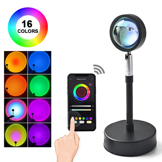 Remote Control Sunset Lamp RGB