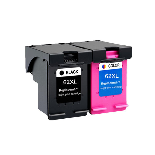 2PK Compatible Ink Cartridge 62XL for hp62 62 5640 5660 7640 5540 5544 5545 5546 5548 Officejet 5740 5741 5742 5743 5744