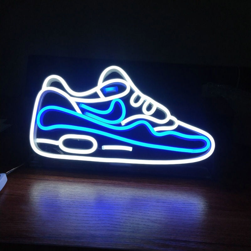 Birthday gift Home decoration Shoes Neon Light Led  Neon Light Sign Board Display For Store
