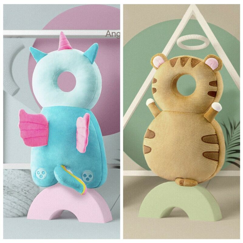 1-3T Toddler Baby Head Protector Safety Pad Cushion Back Prevent Injured Unicorn Bee Cartoon Security Pillows