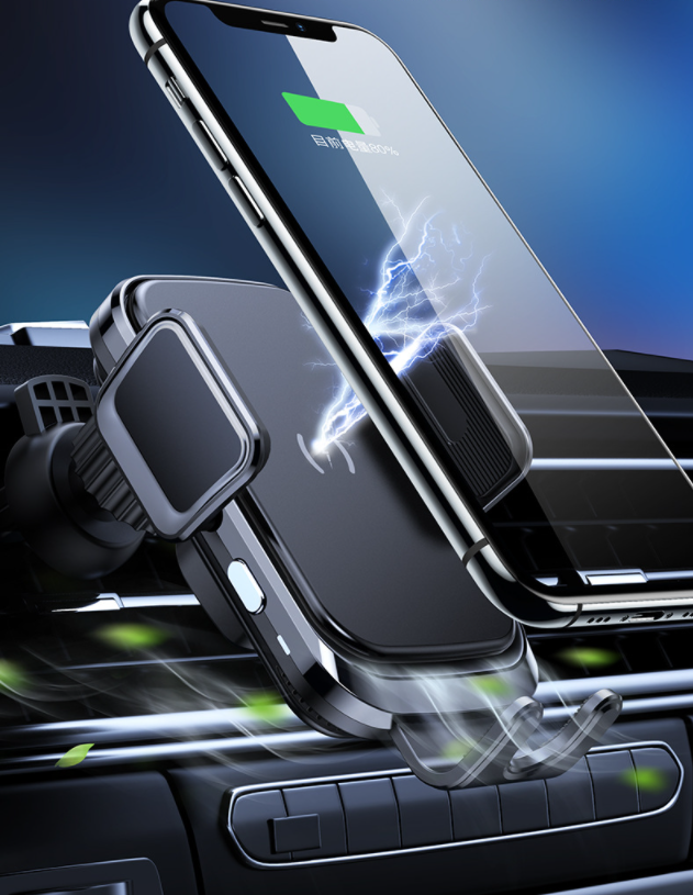 Wireless Charger Car Mount for iPhone Samsung Car Phone Holder