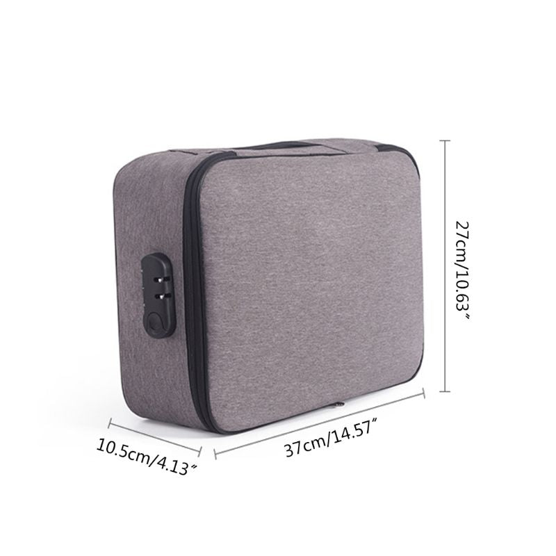 2/3 Layers Document Ticket Bag Large Capacity Certificates Files Organizer For Home Travel Use to store Important Items