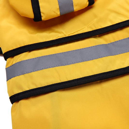 Benepaw Reflective Pet Dog Raincoat Large Stylish Safe Small Medium Big Dog Clothes Waterproof Coat Golden Retriever Labrador