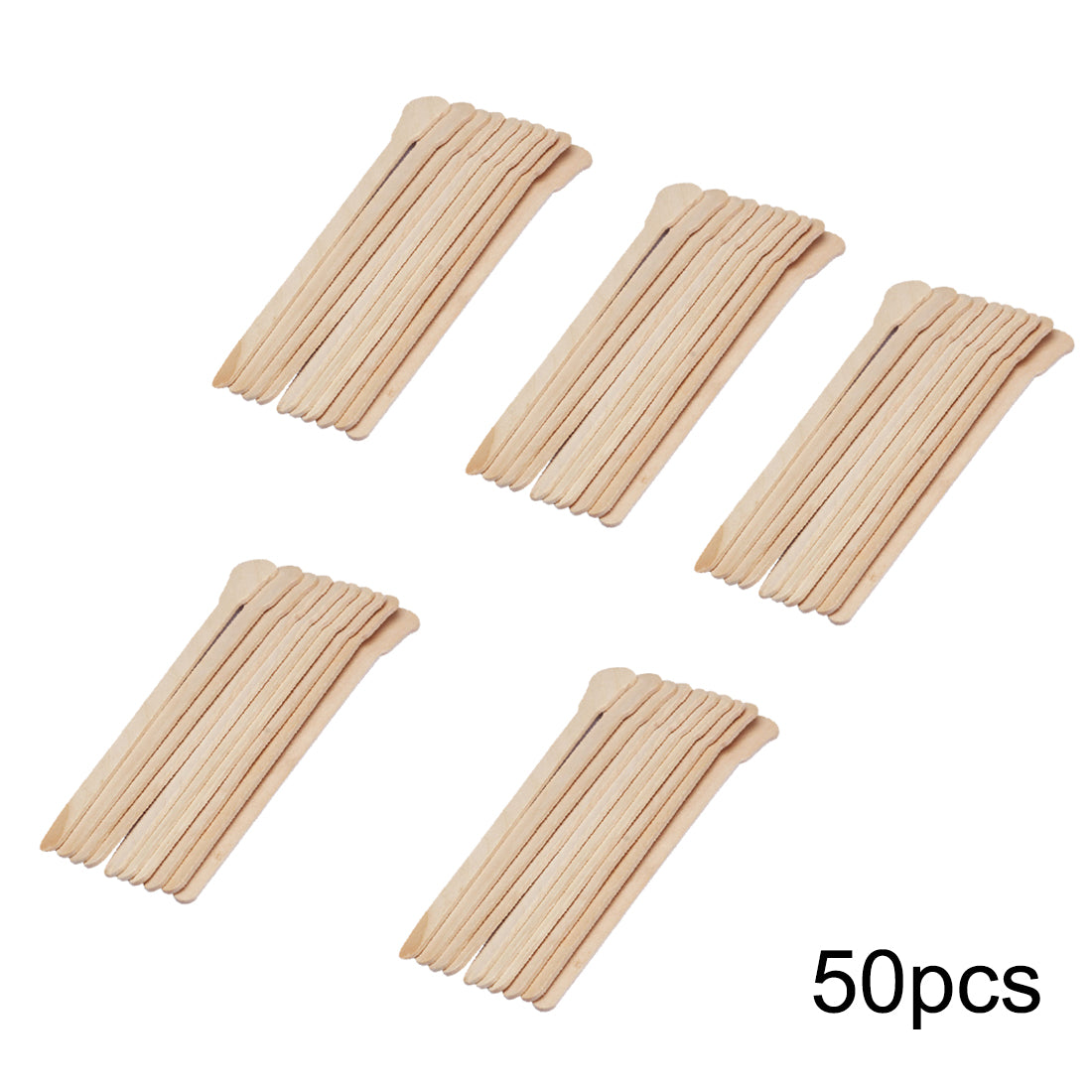 50PCS/10PCS Waxing Wax Wooden Disposable Bamboo Sticks Spatula Tongue Depressor Kit Beauty Tool Hair Removal Cream Depilatory