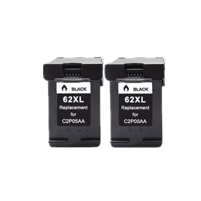 2PK Compatible Ink Cartridge 62XL for hp62 62 5640 5660 7640 5540 5544 5545 5546 5548 Officejet 5740 5741 5742 5743 5744