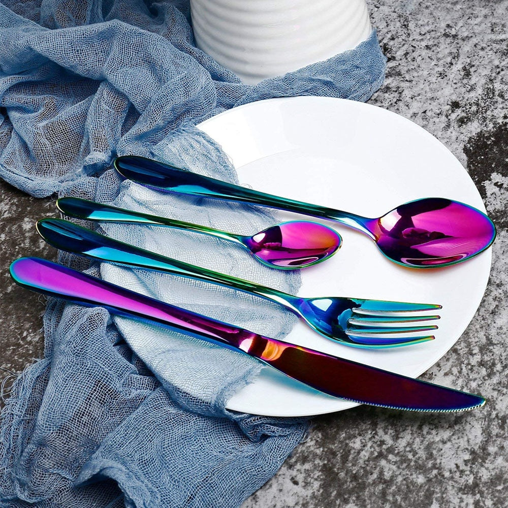 24-Piece Tableware Flatware Set