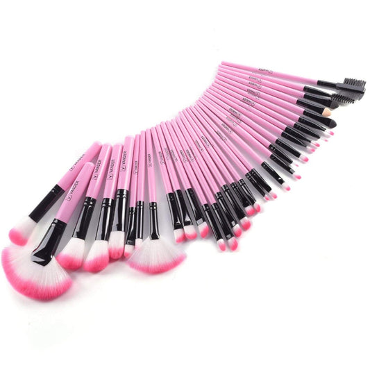 Stock Clearance !!! 32Pcs Makeup Brushes Professional Cosmetic Make Up Brush Set The Best Quality Foundation Beauty Tool