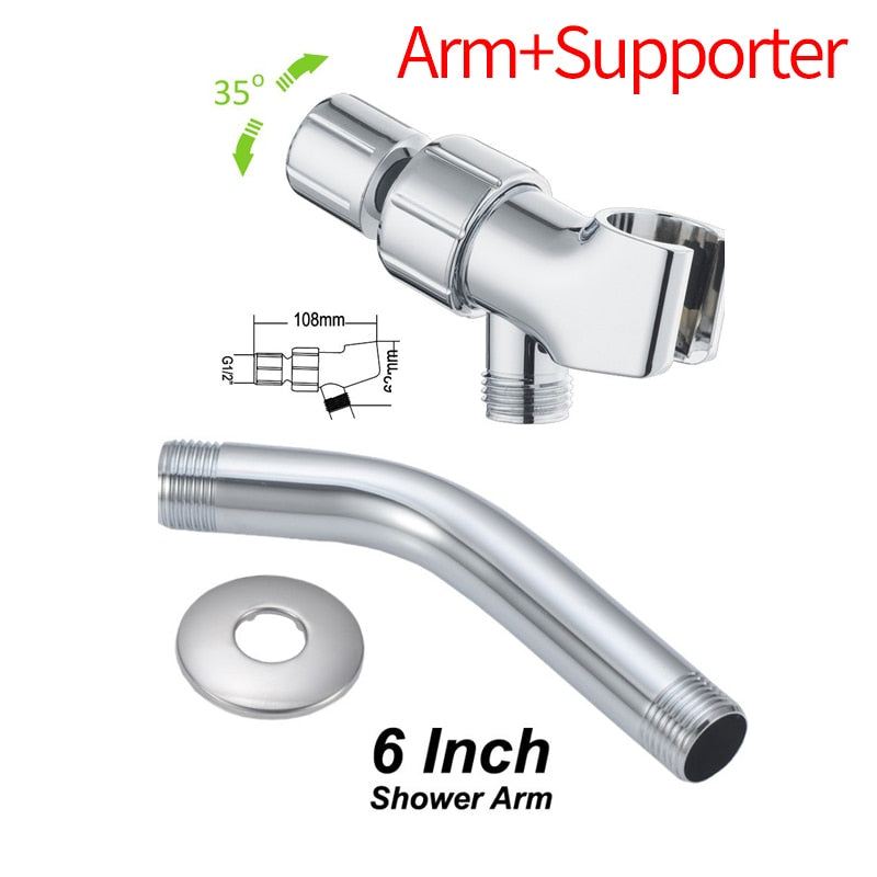 ZhangJi Bathroom 3-Function SPA shower head with switch on/off button high Pressure Anion Filter Bath Head Water Saving Shower